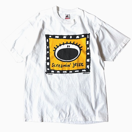 Vintage 90's【FRUIT OF THE LOOM】"Screamin' jesse" T-shirt