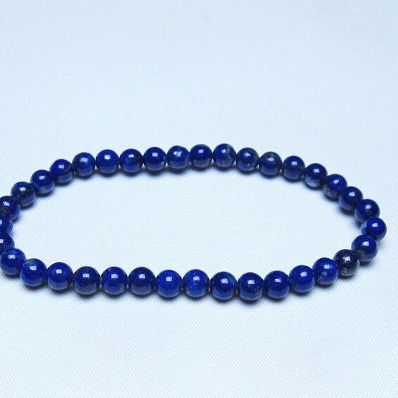 ラピスラズリ ブレスレット 5mm 一点物 メール便可 [M便 1/10] 111-48450