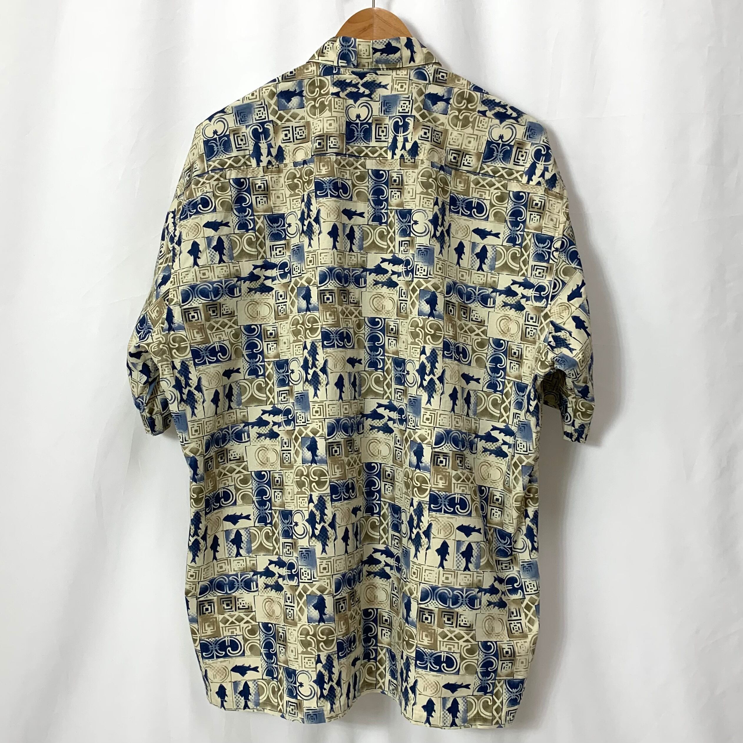 vintage 90s pierre cardin All Patterned Cotton Shirt ピエール 