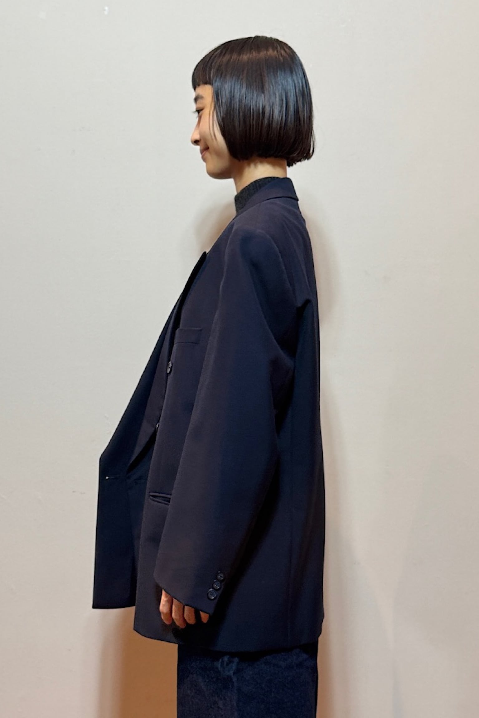 FESTIVE TURO TAILOR ネイビーダブルジャケット | DROOMTUIN_VINTAGE