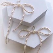 Long ribbon ピアス