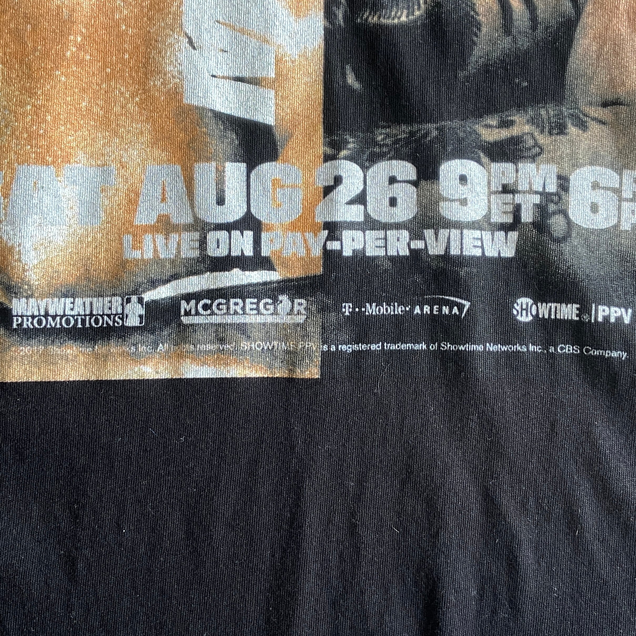 メイウェザー vs コナーマクレガー ボクシングプリント Tシャツ メンズ 
