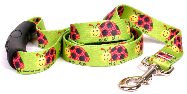 Lovely Ladybugs  ステップインハーネス＋リードセット Mサイズ - Yellow Dog Design