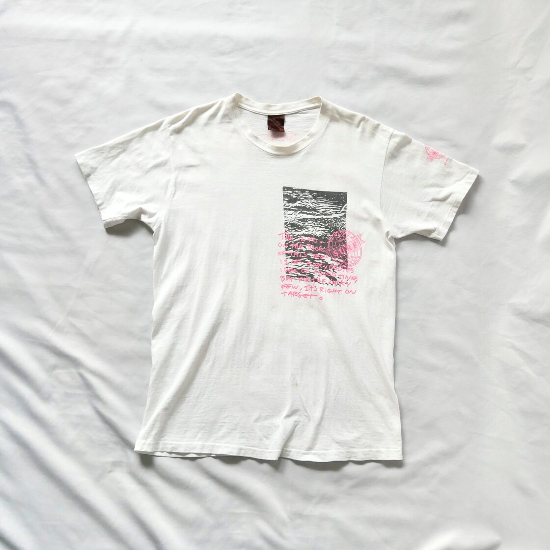 80s madein USA GOTCHA surf photo print Tshirt 80年代 アメリカ製  