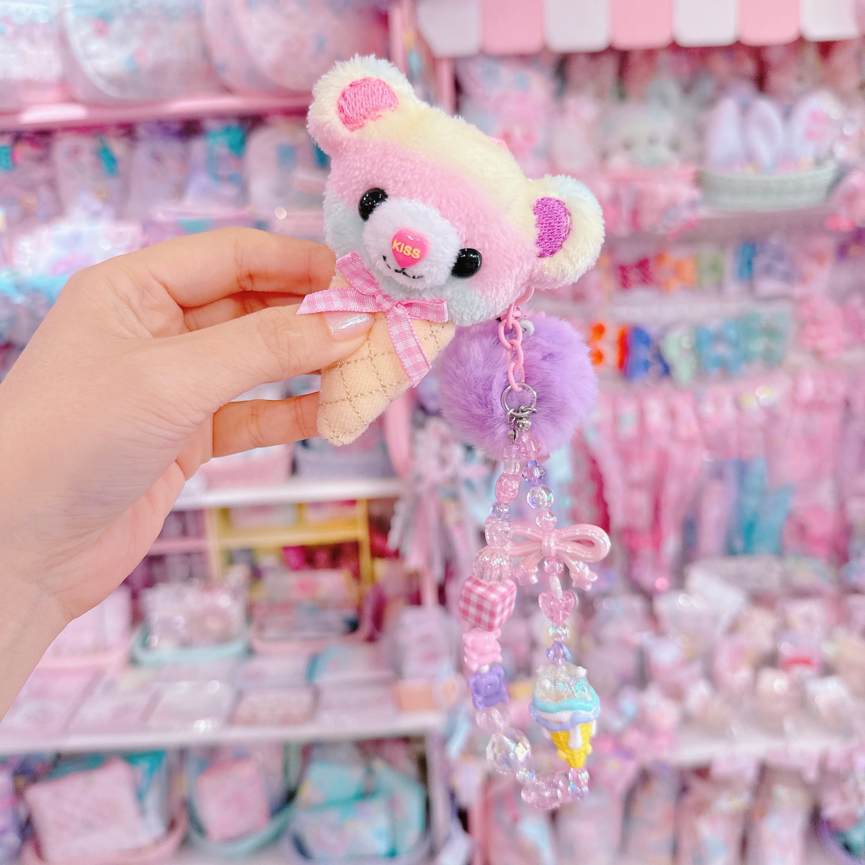 【C6】4-53くまアイスキーホルダー