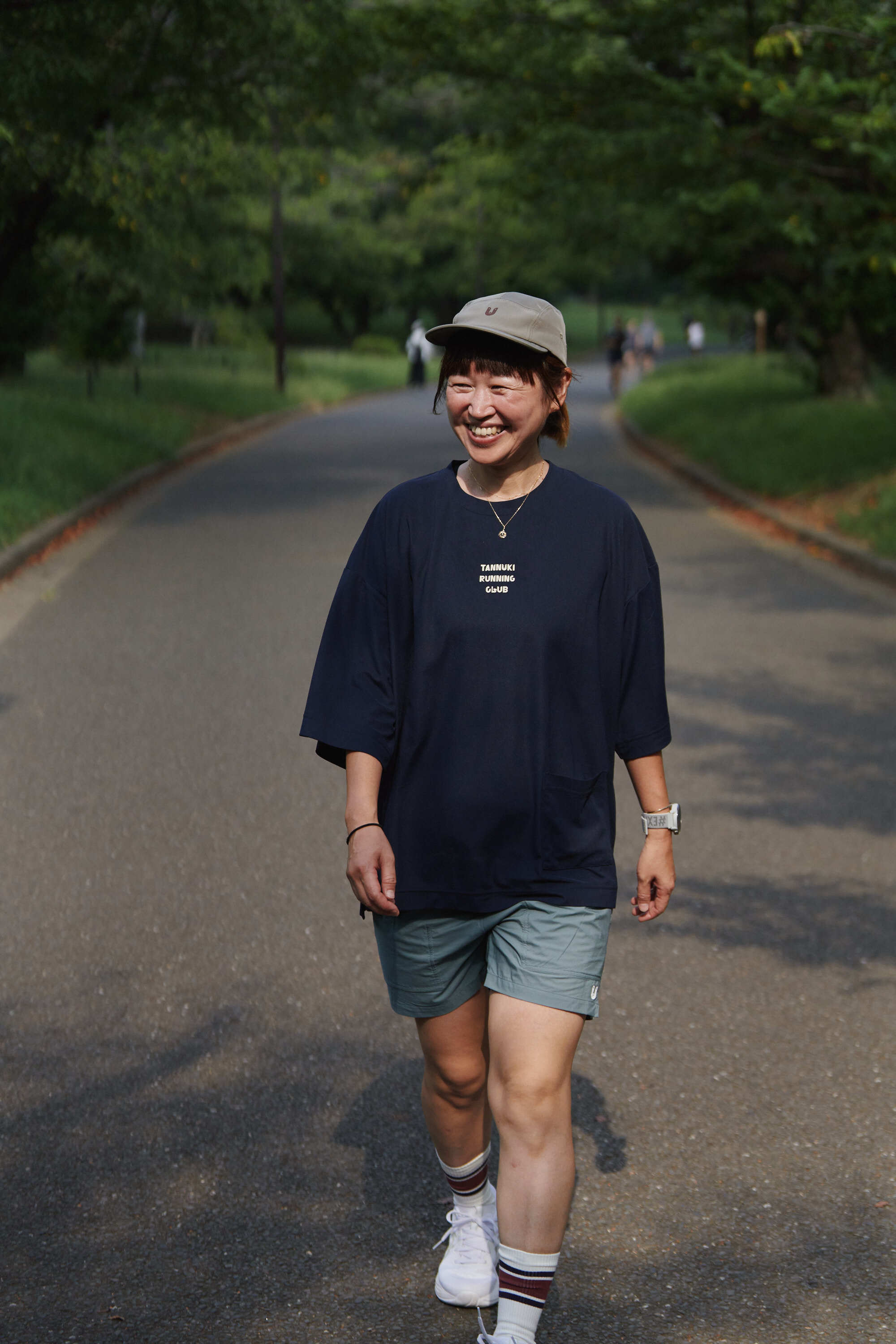 Sato Wind Short 2 : Color Woodsmoke | TANNUKI Running Wear Shop