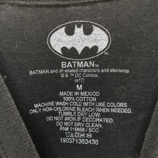 Dcコミックス バットマン ロゴマーク キャラクター Tシャツ メンズm Batman アメコミ アメカジ Usa アメリカ古着 古着屋エバレット