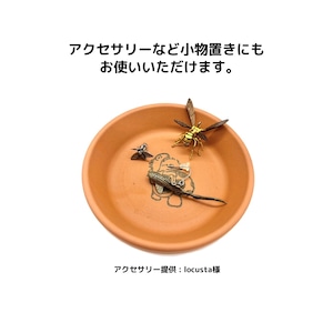 ハイウェットシェルター【シェイドラウンド】対応 素焼き水皿（単品）｜選べるイラスト7種