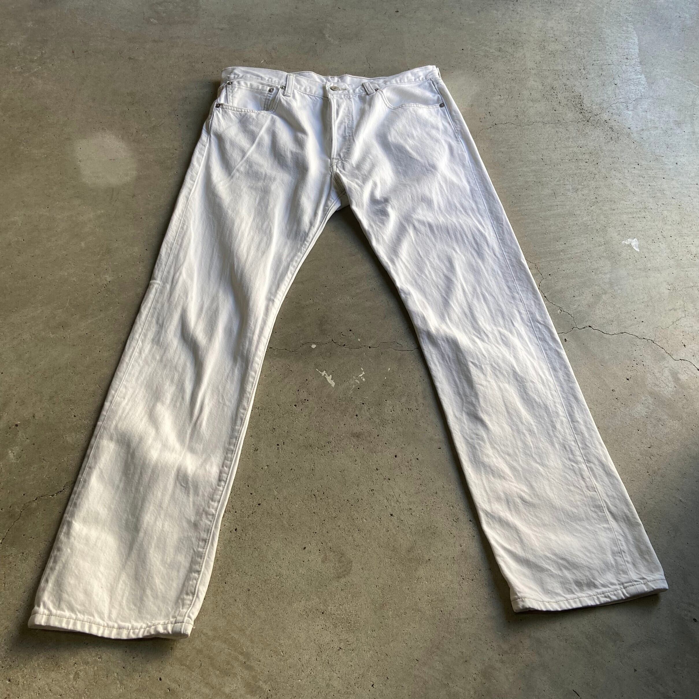 Levi S リーバイス 501 ストレート ホワイトデニムパンツ メンズw34 古着 白 デニムパンツ Cave 古着屋 公式 古着通販サイト