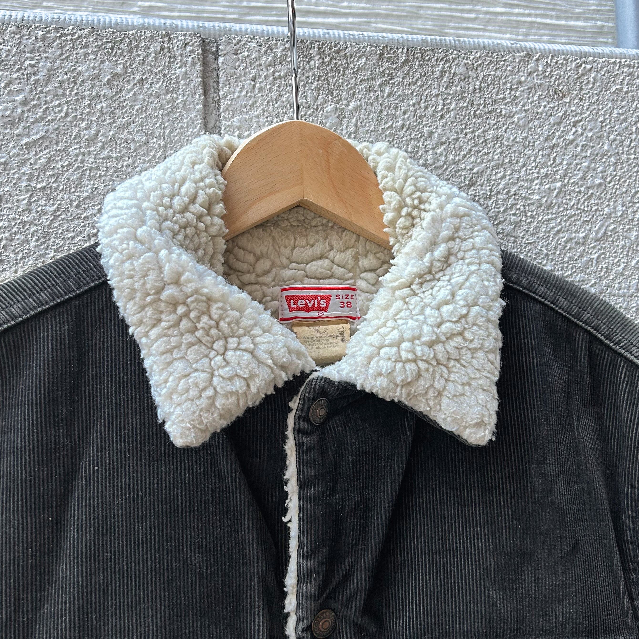 Euro Levi's 71695 cordury boa jacket袖丈60