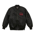 Old English Circle Fang Logo MA-1 Jacket