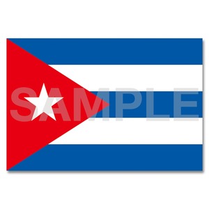 世界の国旗ポストカード ＜アメリカ＞ キューバ共和国 Flags of the world POST CARD ＜America＞ Republic of Cuba