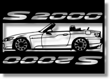 ホンダ(HONDA) S2000の切り絵【A4サイズ】[C4-046] | 切り紙屋