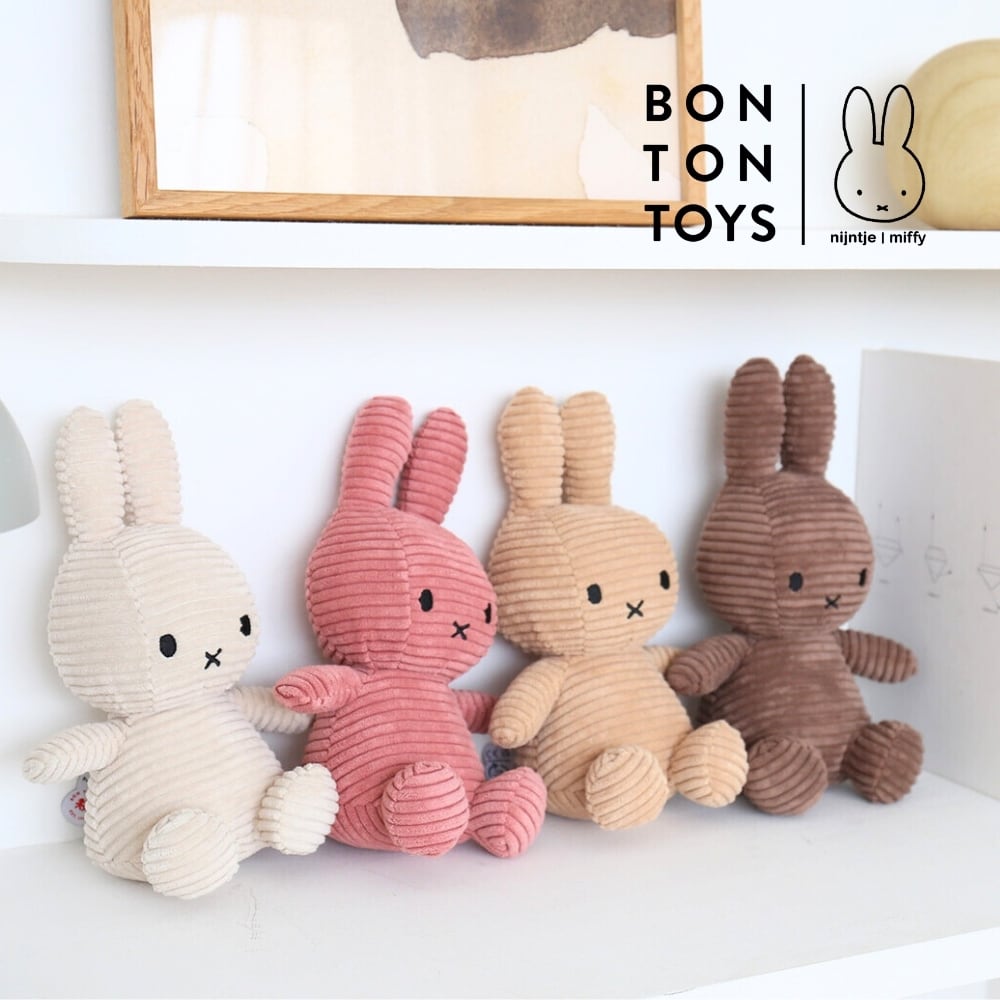 BON TON TOYS | Miffy Corduroy 23cm ミッフィー コーデュロイ ぬいぐるみ うさぎ