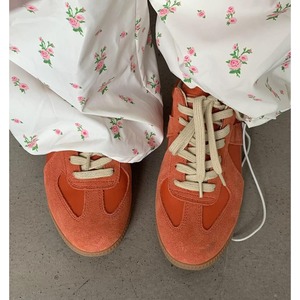 Casual Round Toe Block Sneakers <3colors>