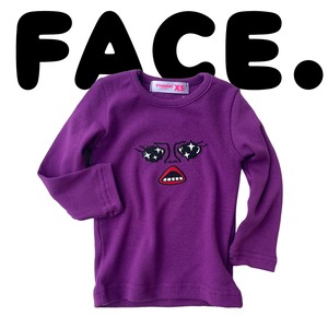 [受注生産] FACE SLIM T - Purple