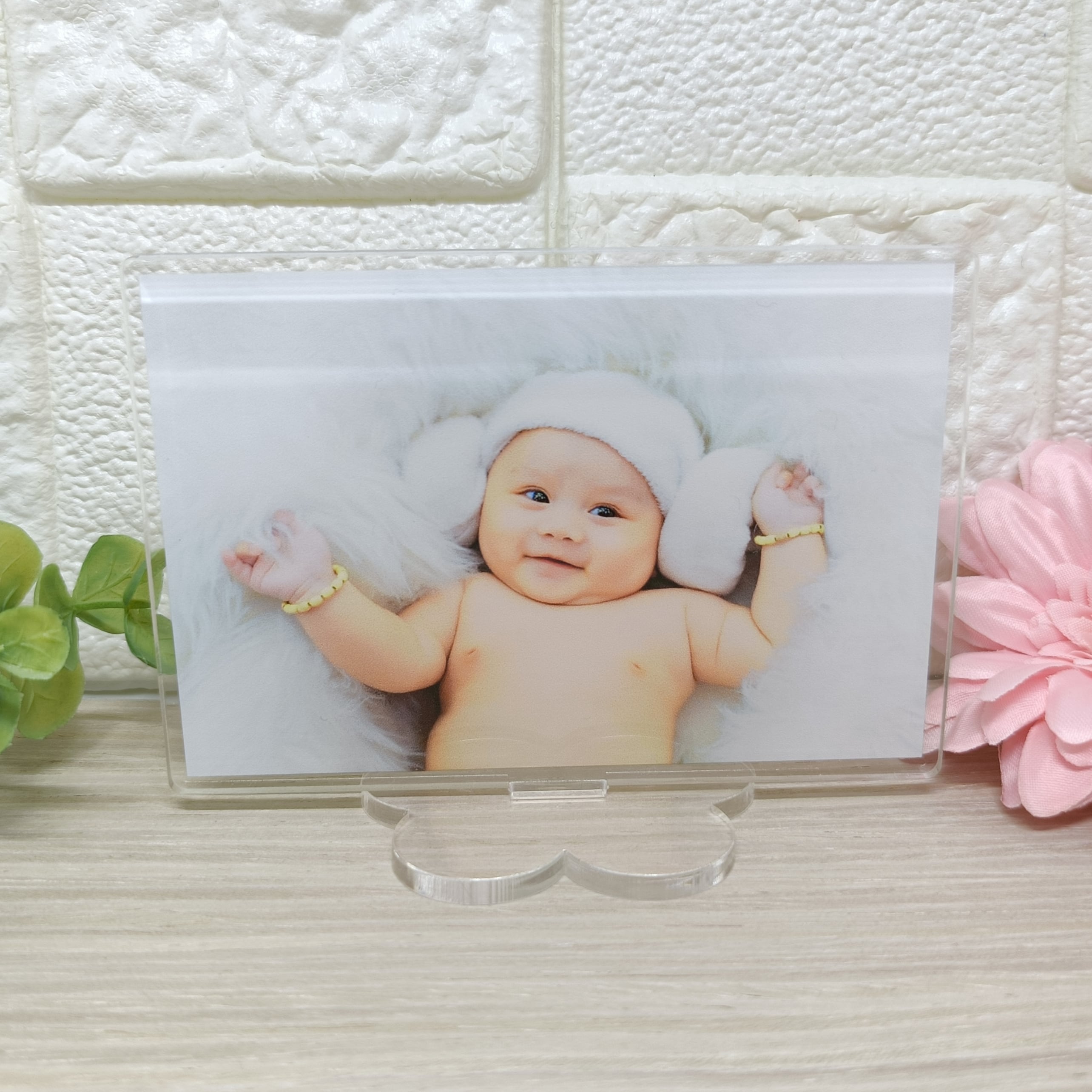 【文字なし】1枚フォトアクリルスタンド1個