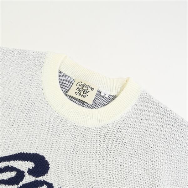 Size【M】 VERDY ヴェルディ ×creative drug store CDS Knit White