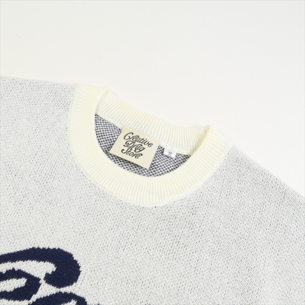 Size【M】 VERDY ヴェルディ ×creative drug store CDS Knit White 
