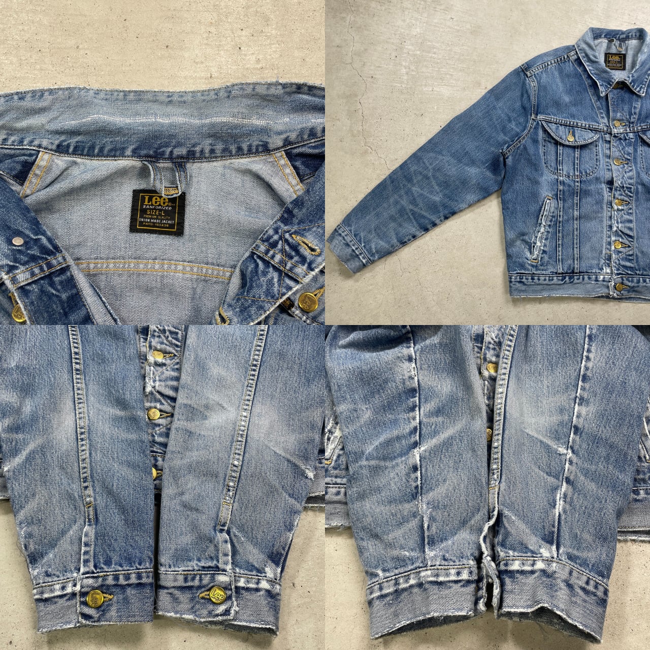 Lee リー デニムジャケット PATD-153436 メンズL 古着 ヴィンテージ