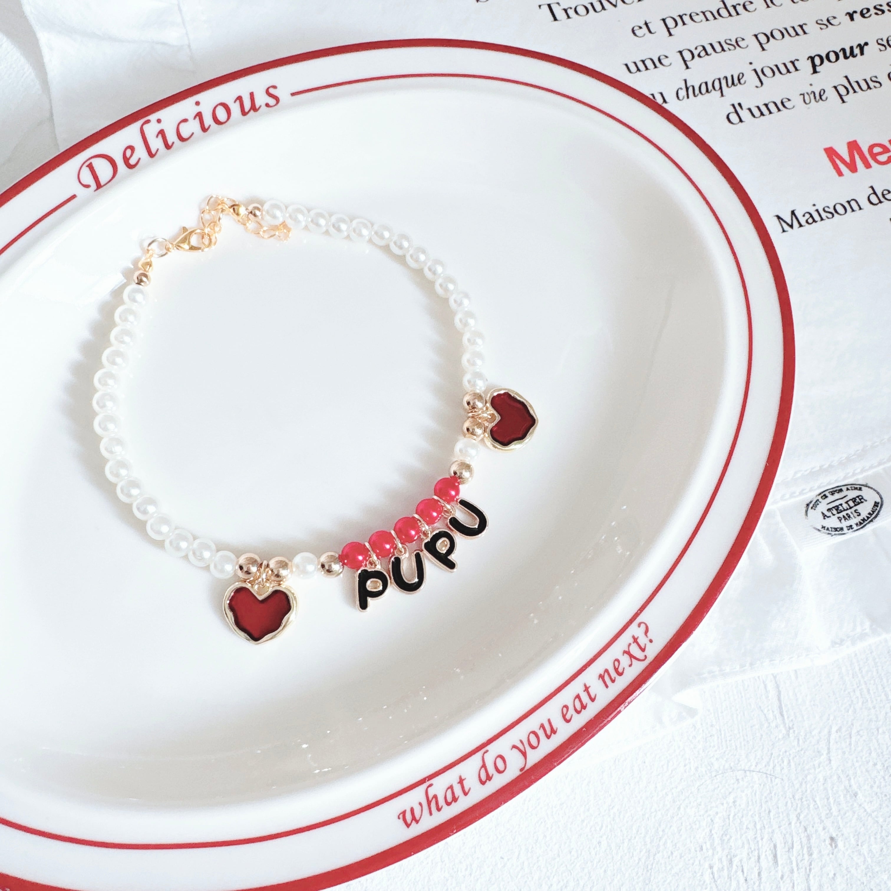 ハートお名前ネックレス