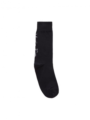 [MATIN KIM] MATIN SILKET HALF SOCKS IN BLACK