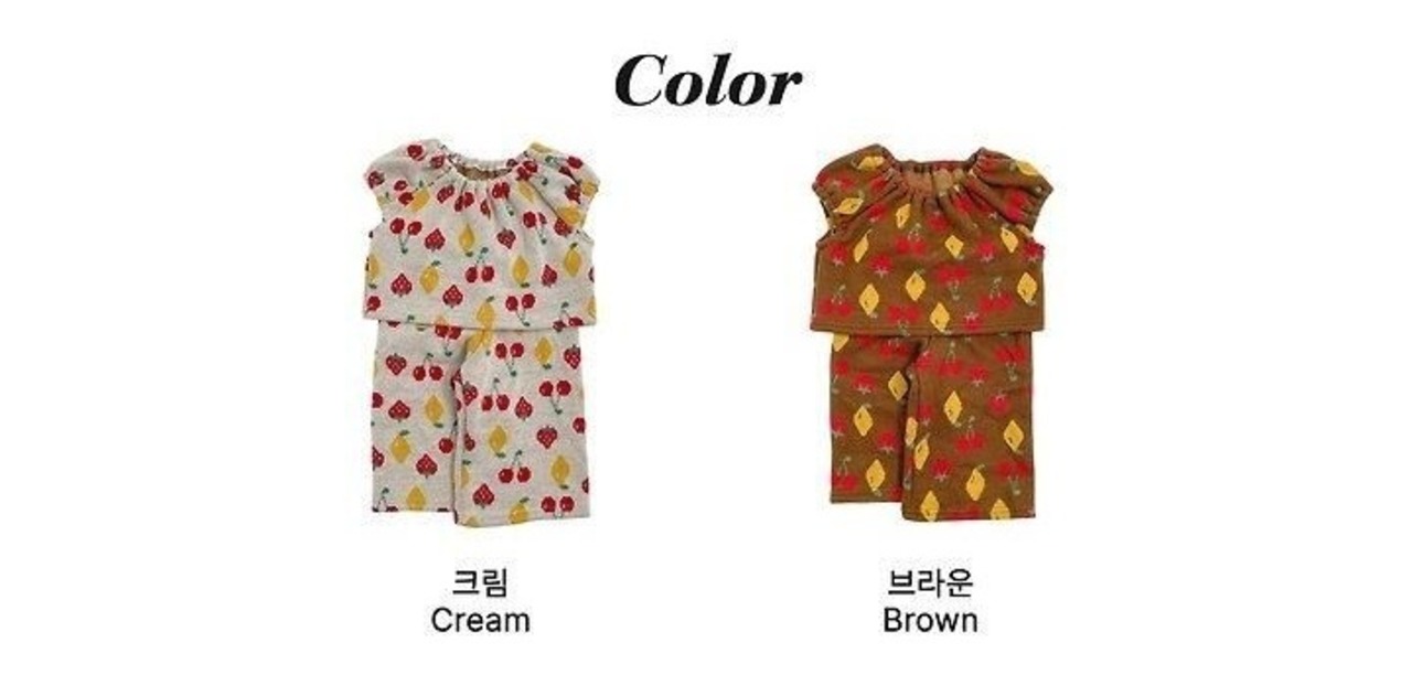 韓国子供服 / 26winter / oottbebe / チェリーパフニットセットアップ / ベビー&キッズ / 冬服 *XS~XL*