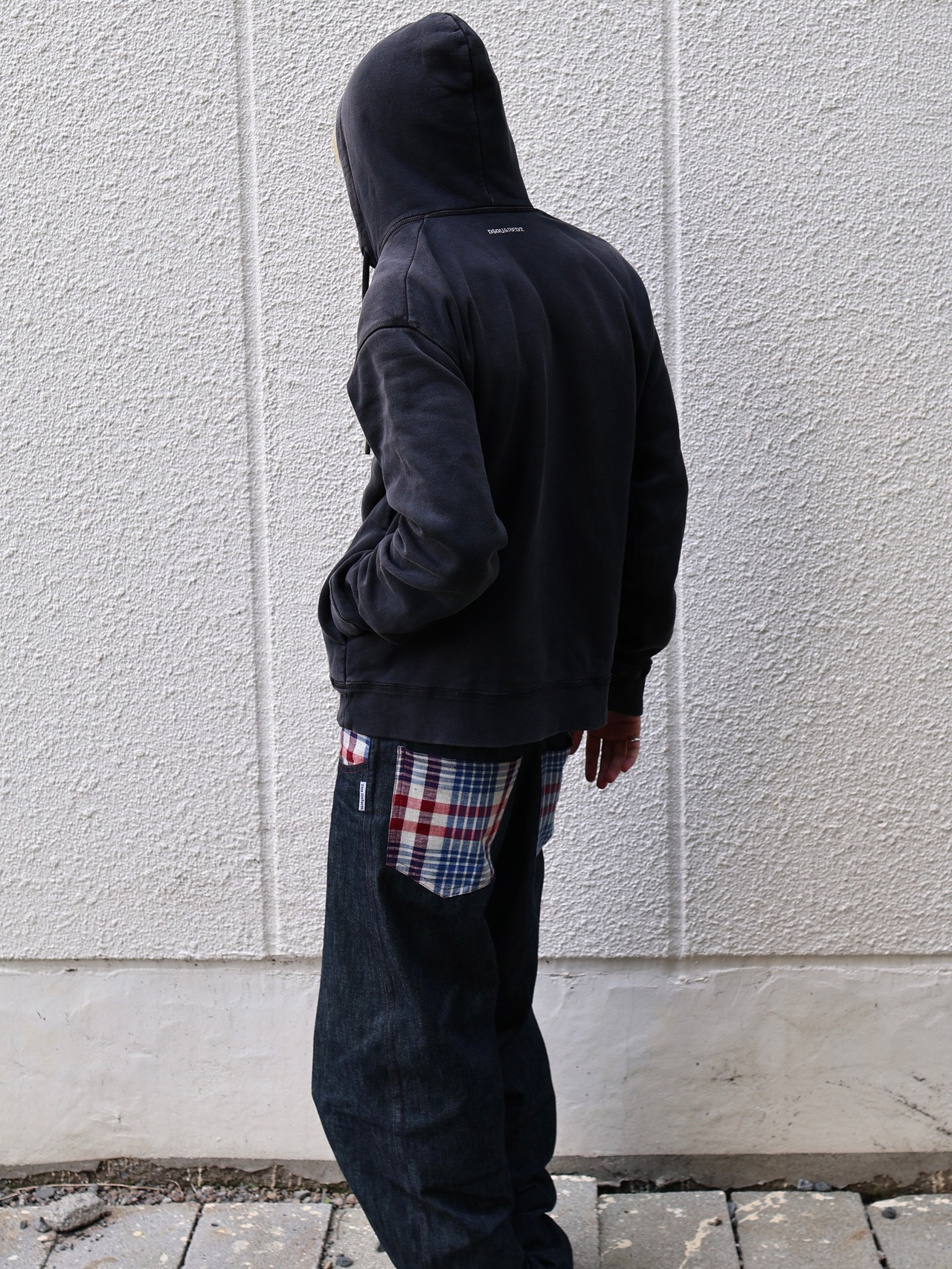 【DSQUARED2】graphic design zip up hoodie