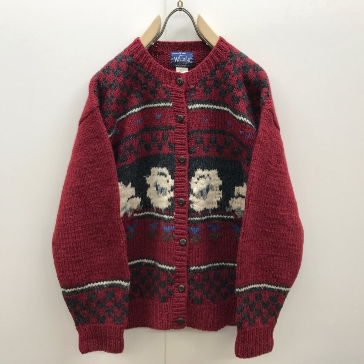 WOOL RICH WOMAN 80〜90年代 ウールリッチ 羊柄 レディース