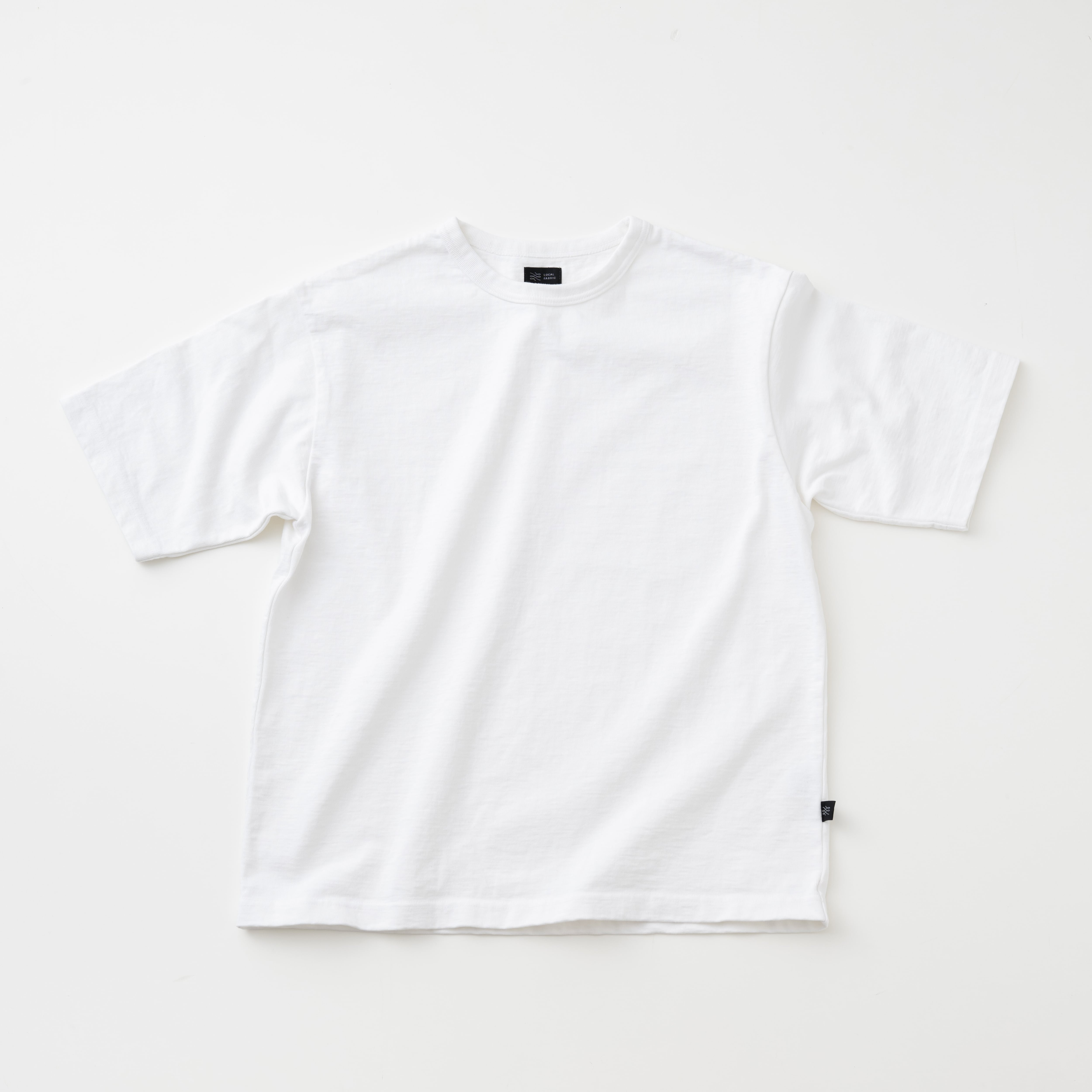 製品洗いをかけた吊り編みTシャツ | LOCAL FABRIC