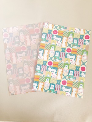 クリアファイルA4「gift dogs」