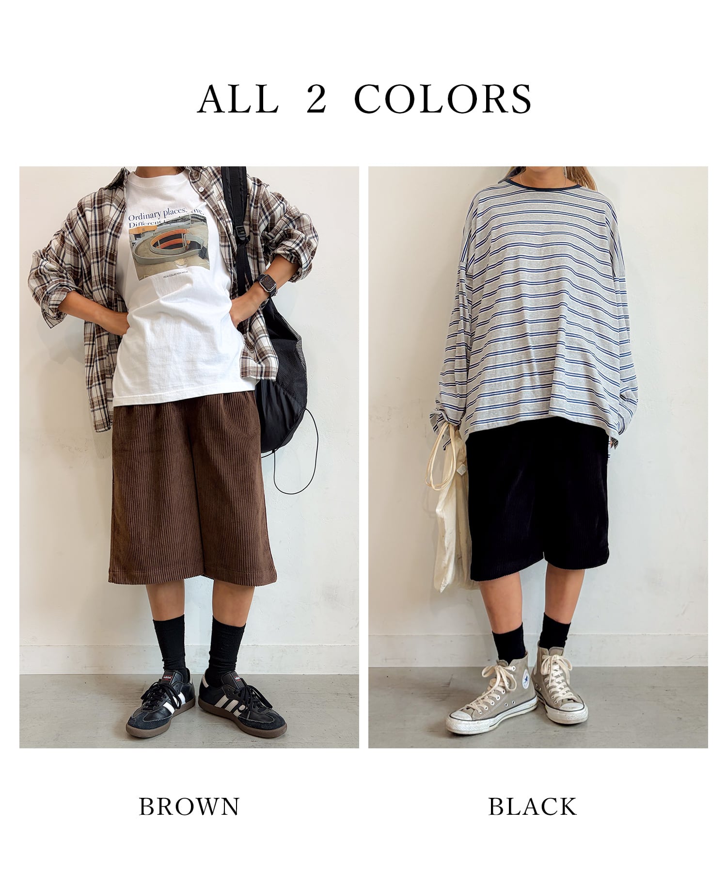NEW コーデュロイハーフパンツ | PICHI