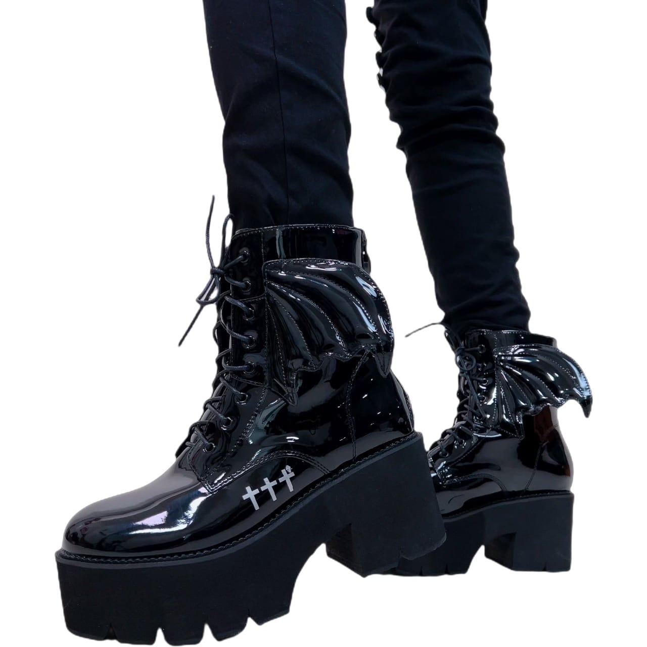 8サイズ展開＊WING厚底ブーツ 【身長約8cmUP】 | NIER CLOTHING 