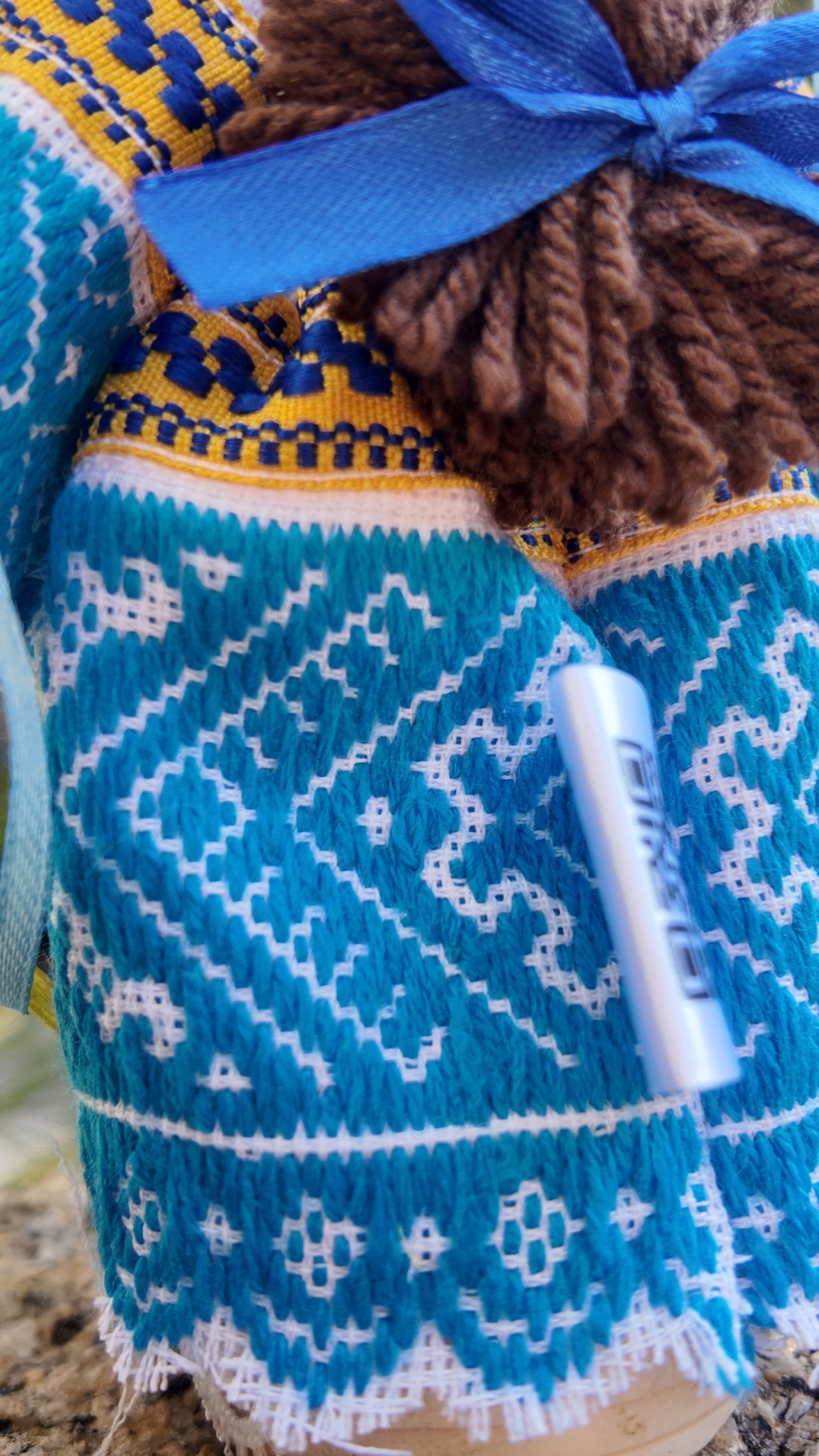 UA.Designer手作りモタンカ 25cm（ウクライナの御守り） - 10