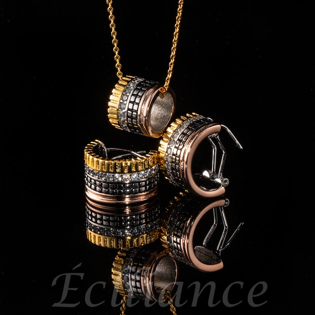 Luxury Modern Set  Necklace & Earrings