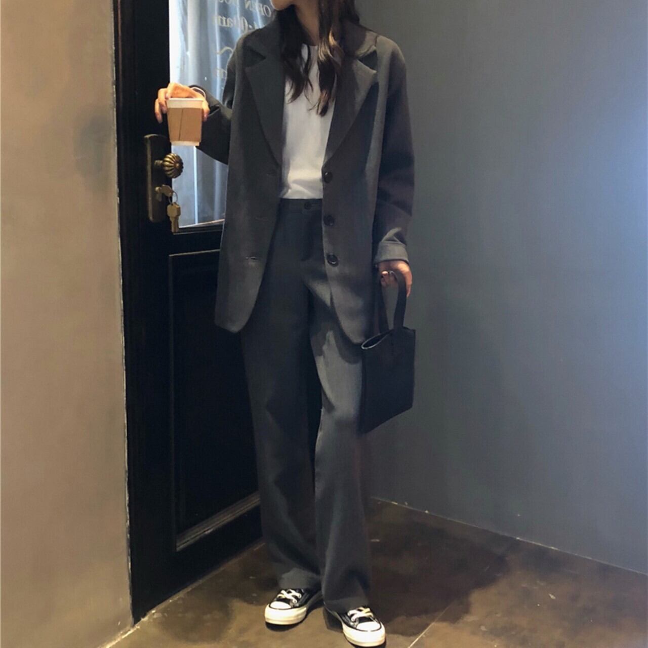 レディース スーツ セットアップ パンツスーツ メンズライク お洒落 Prism One プリズム ワン