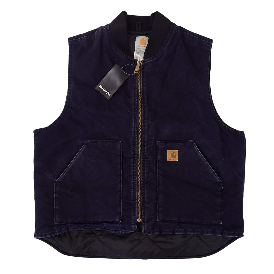 00s CARHARTT DUCK VEST NAVY | BerBerJin Yuhodo
