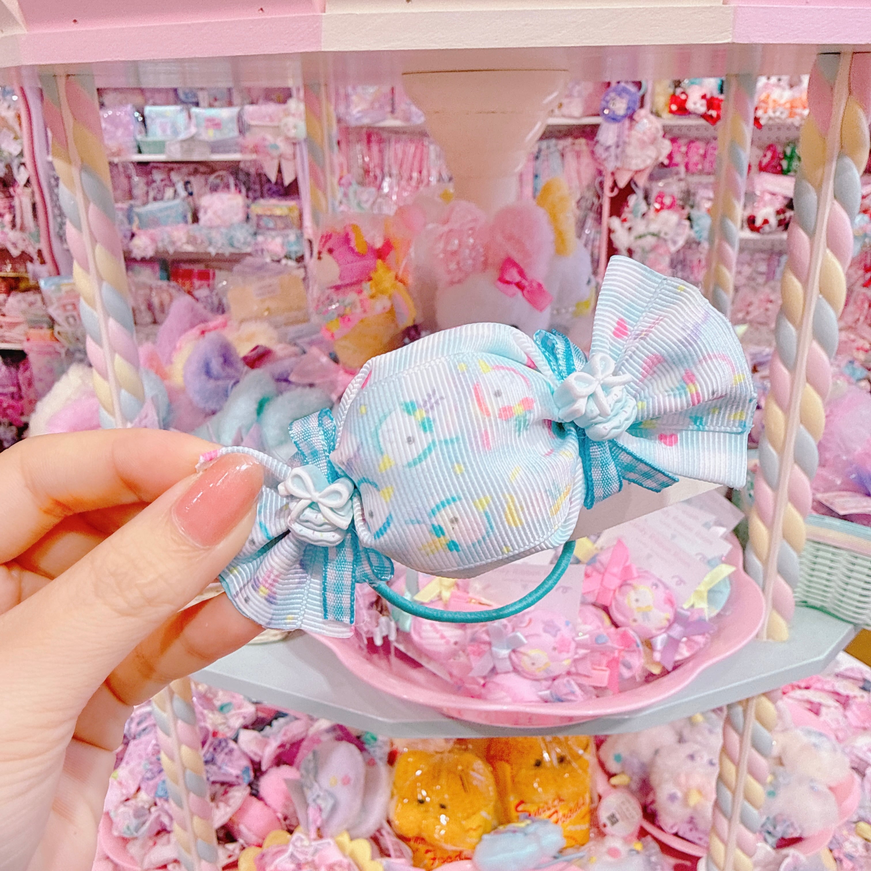 【S5】6-22キャンディリボンヘアゴム