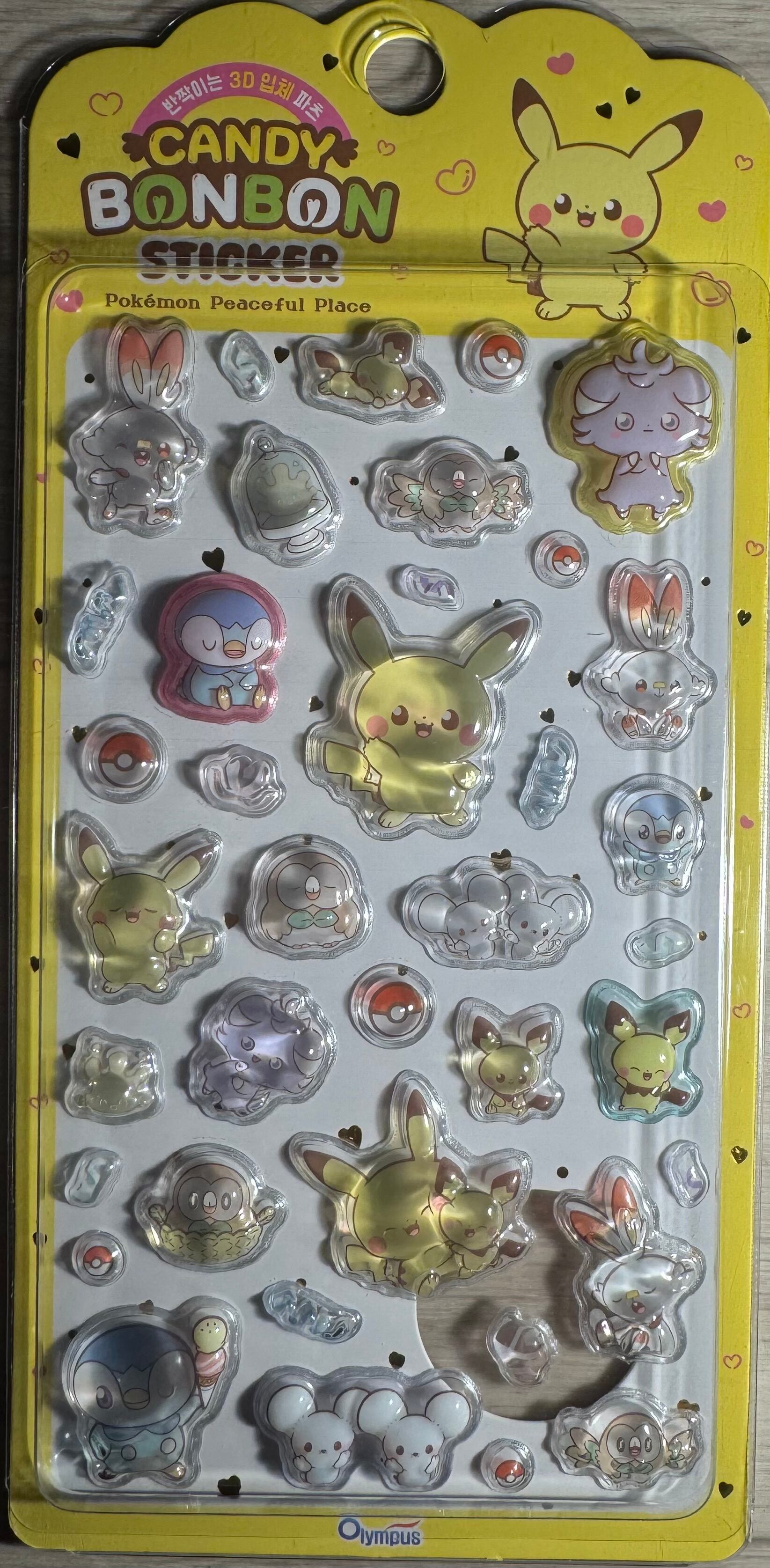 24時間以内発送！韓国限定 ポケモン&ポケピース 8セット 期間限定セール中』【韓国限定】ポケモン ポケピース CANDY BONBON 4種