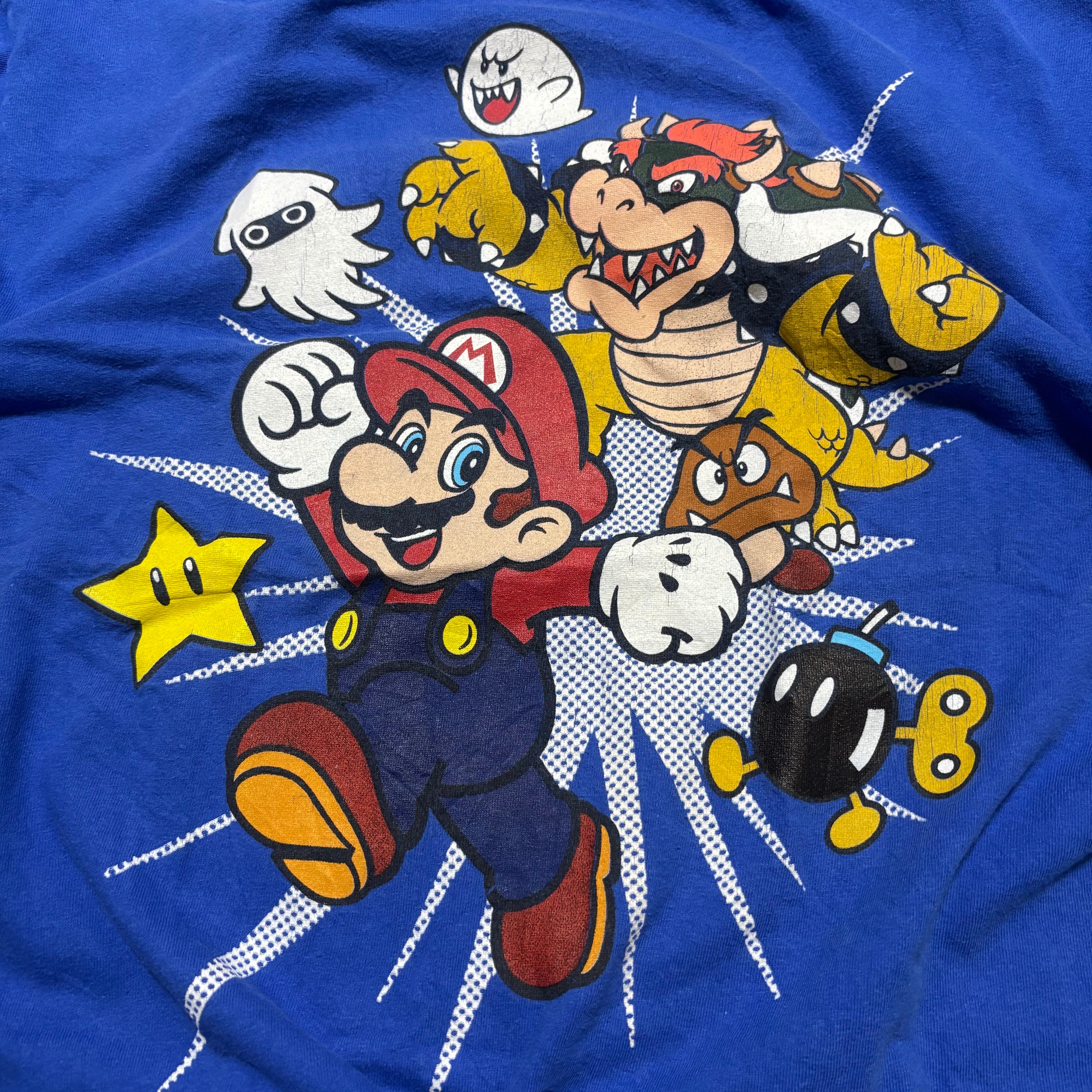 00s SUPER MARIO BROS Tシャツ マリオ ルイージ キラー ゲッソー