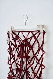 Velvet ribbon skirt