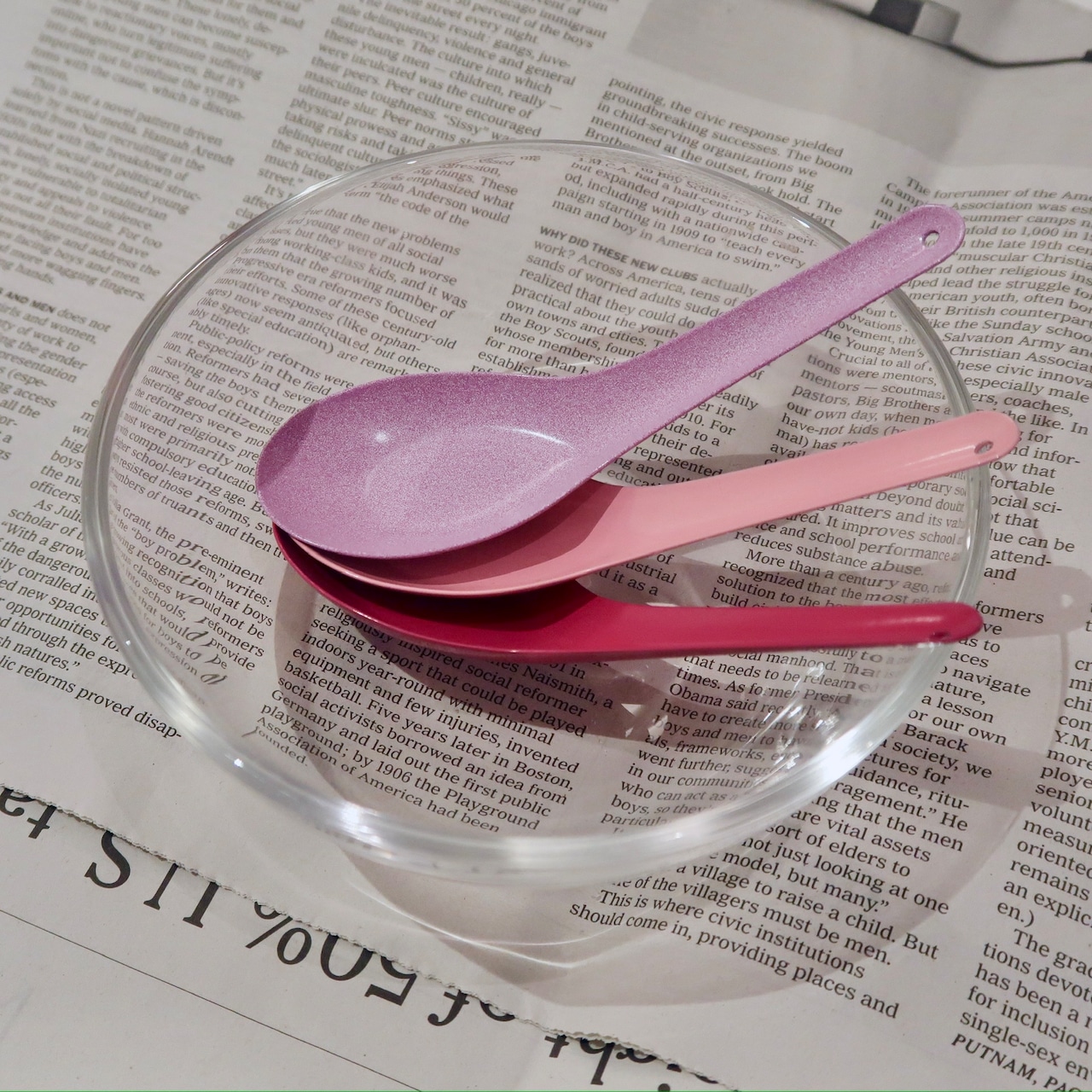 ホーローのれんげ