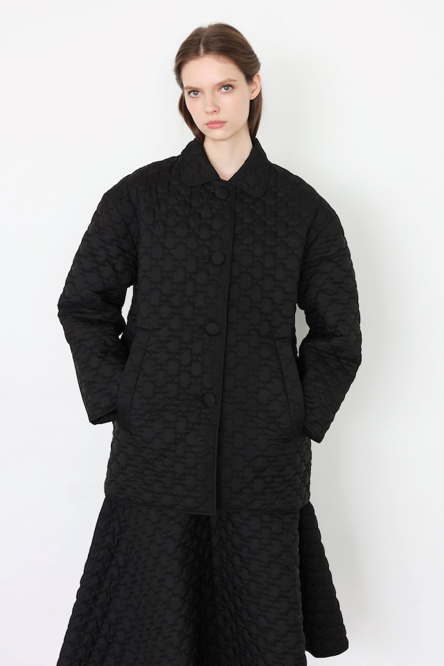 VOYAGE COCCON COAT BLACK【残りわずか】