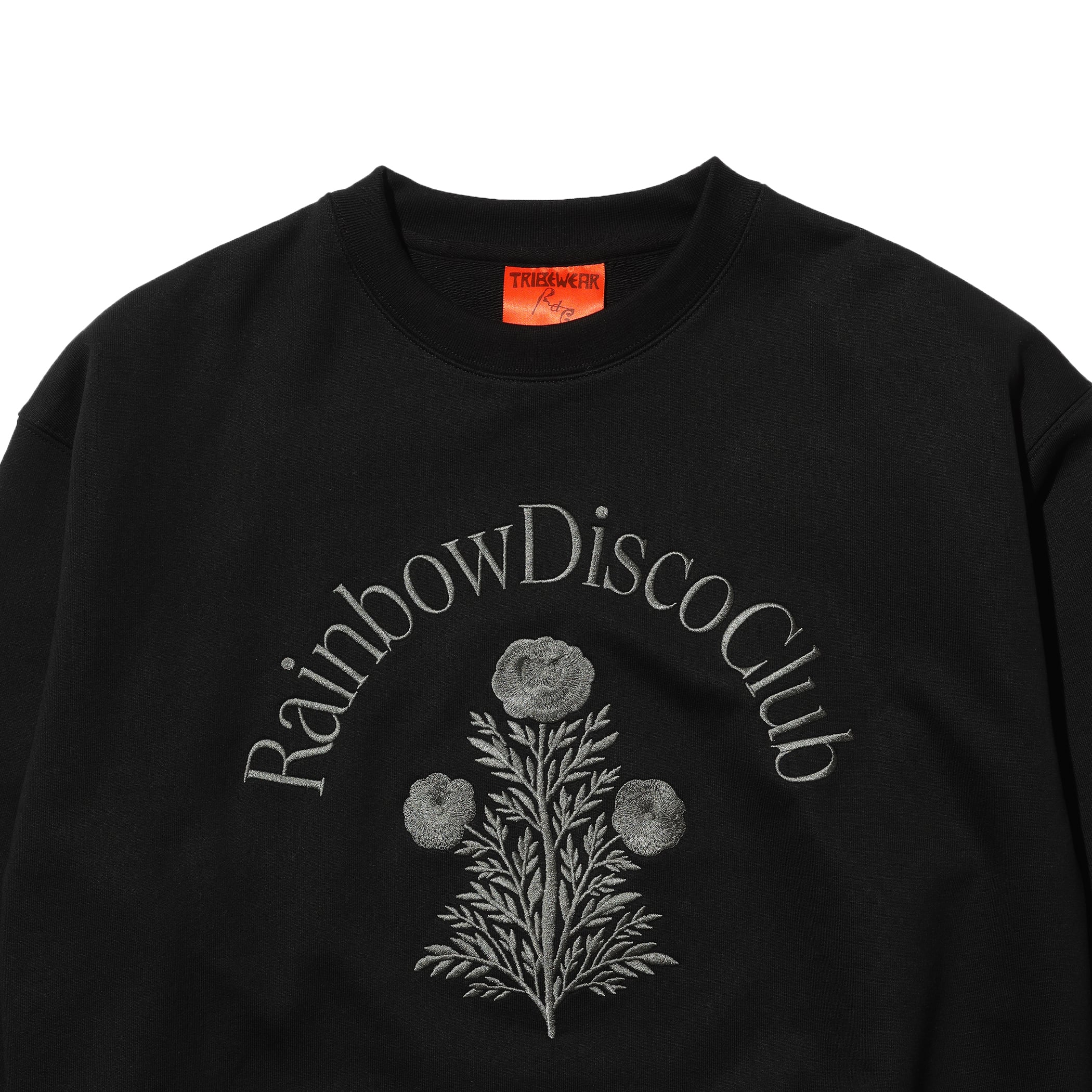 Rainbow Disco Club × TRIBE WEAR Sweat L RDC × TRIBE WEAR KV Sweat | BLACK | Rainbow Disco Club