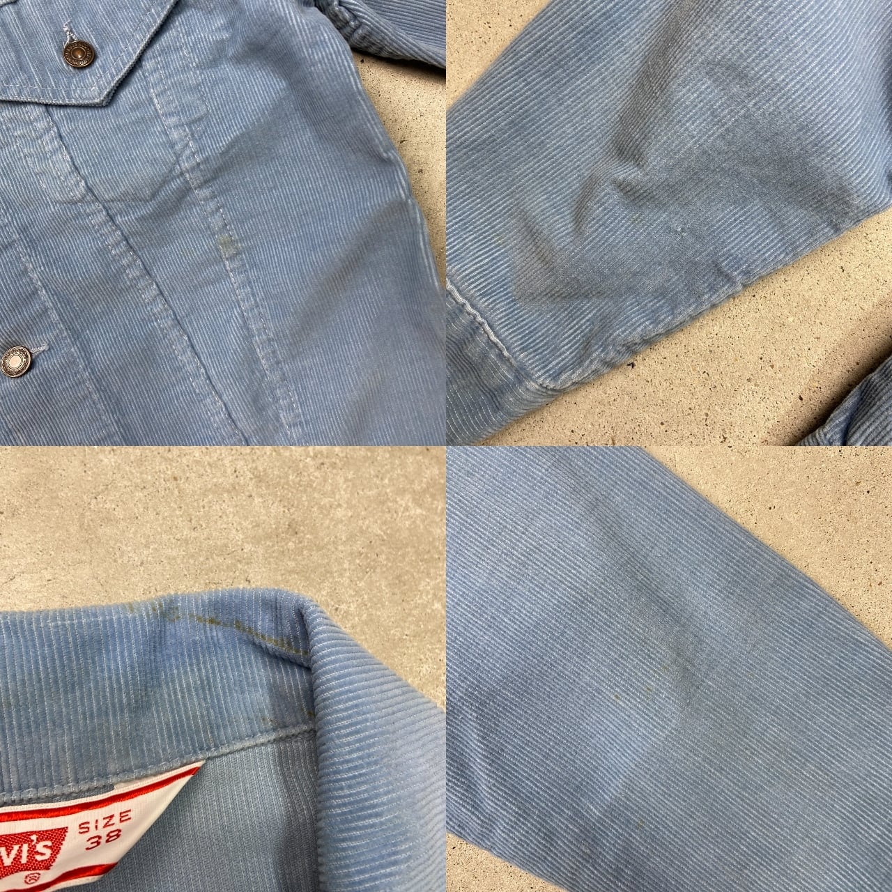70年代 Levi's リーバイス 三角タグ コーデュロイ トラッカー