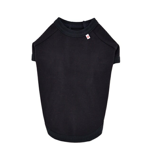 犬服ドックウェアブラック色シルバー刺繍ロゴ追加画像