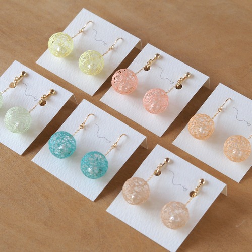 選べる春のまゆだまピアス／イヤリング