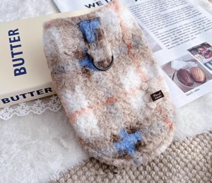 チェック柄ベスト☆S〜2XL