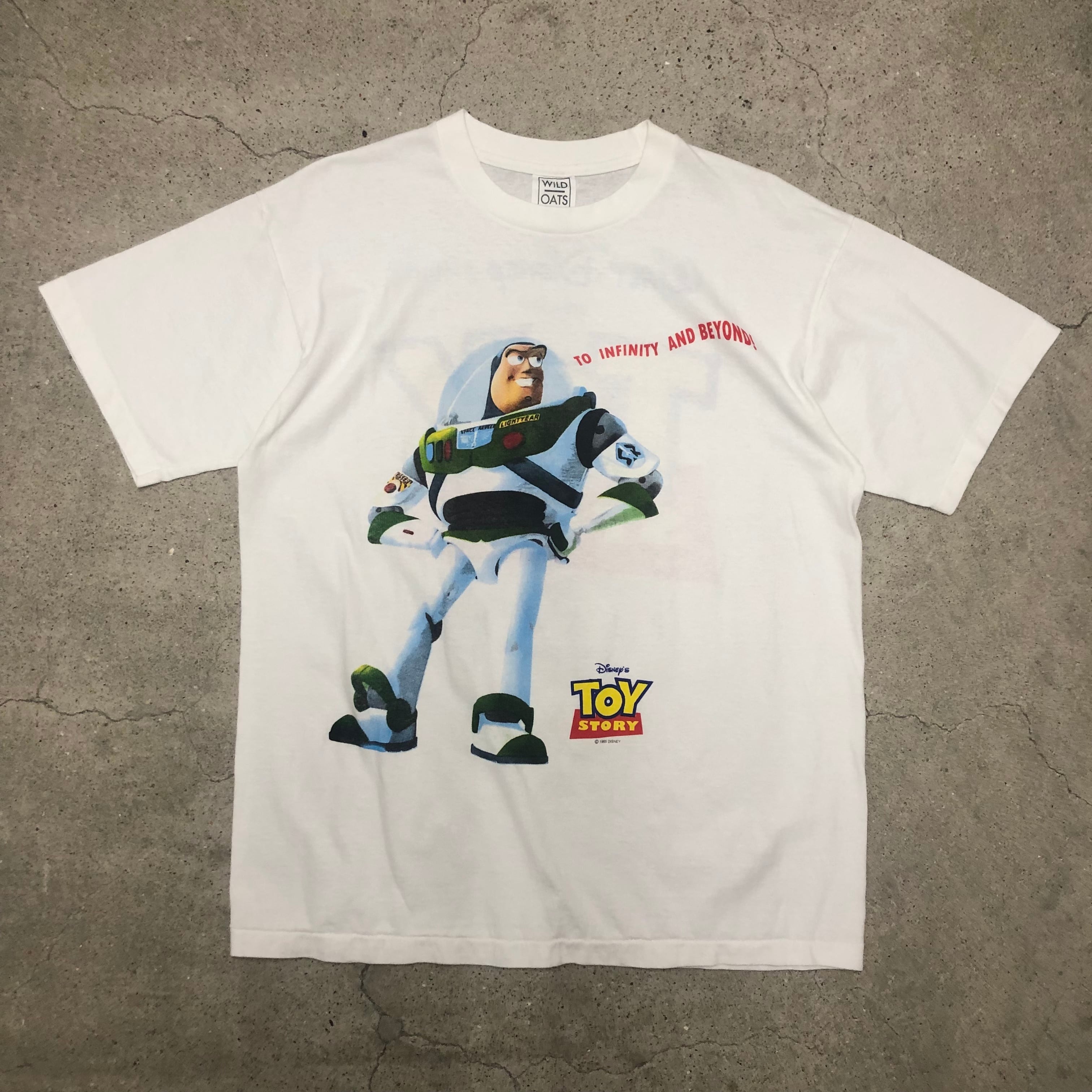 TOY STORY/BUZZ LIGHTYEAR Tee/USA製/L/WILD OATS/バズライトイヤー/T