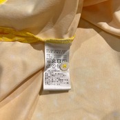 BEAMS GOLF ビームス 総柄 半袖ポロシャツ M/イエロー